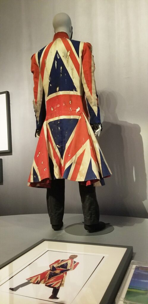 Coat designed by Alexander McQueen for David Bowie