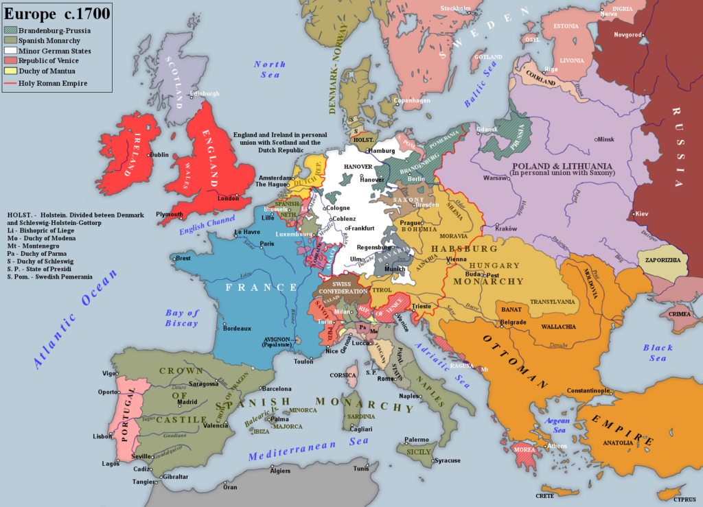 KING WILLIAM AND QUEEN MARY 8 Europe c. 1700