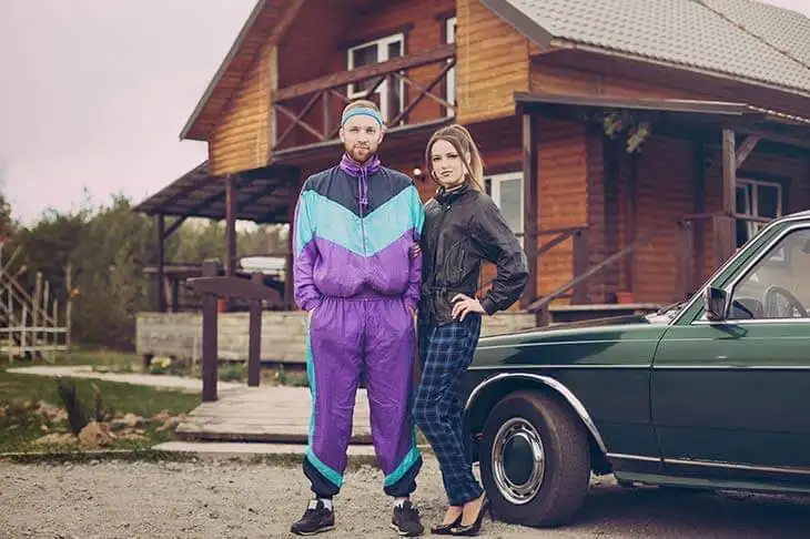 THE MODERN BRITISH FASHION HISTORY 54 guy girl sports clothes car