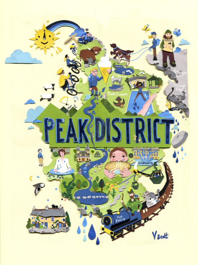 peak district map