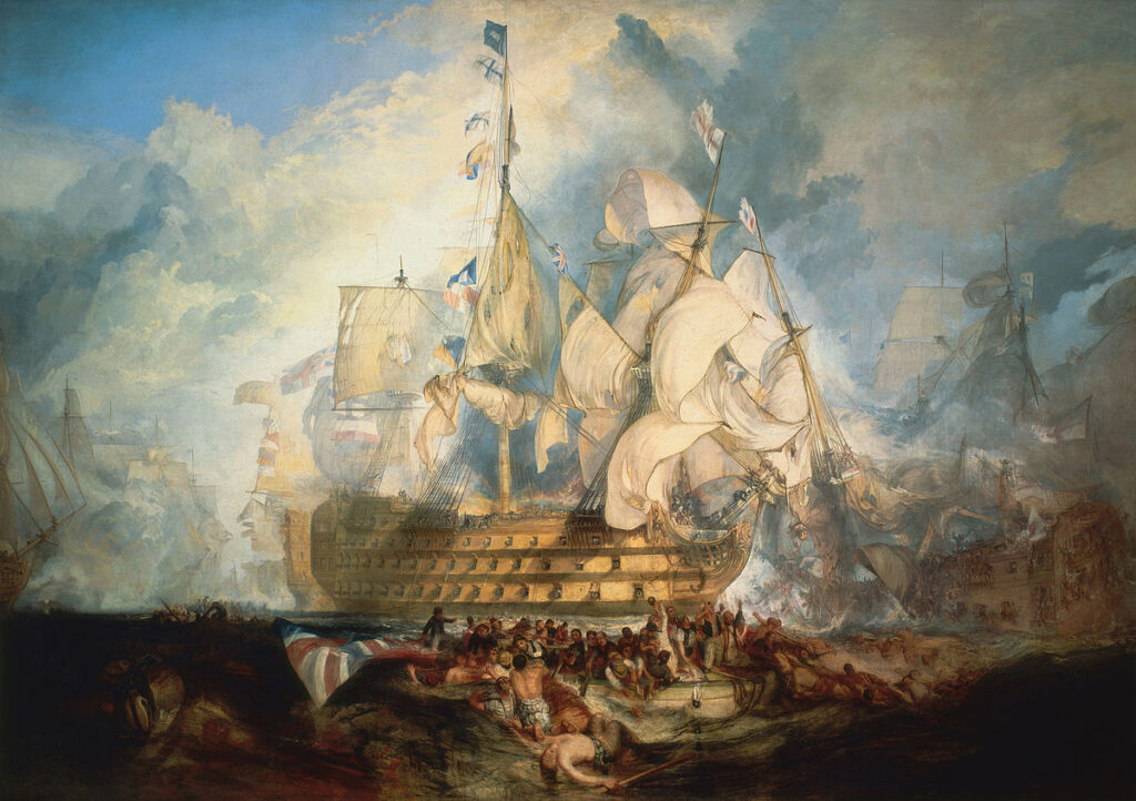 1200px Turner The Battle of Trafalgar 1822