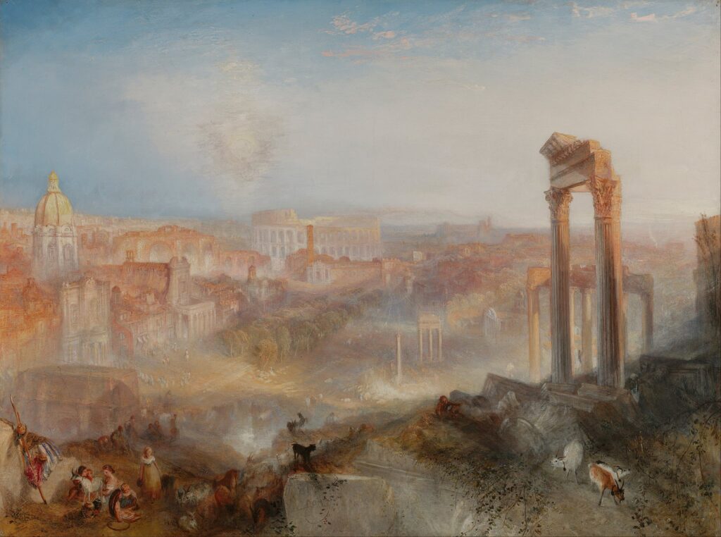 1920px Joseph Mallord William Turner British Modern Rome Campo Vaccino Google Art Project