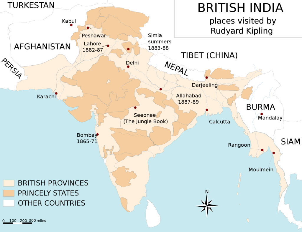 RUDYARD KIPLING 🐒🐯🦁 3 1920px Map british india kipling en.svg