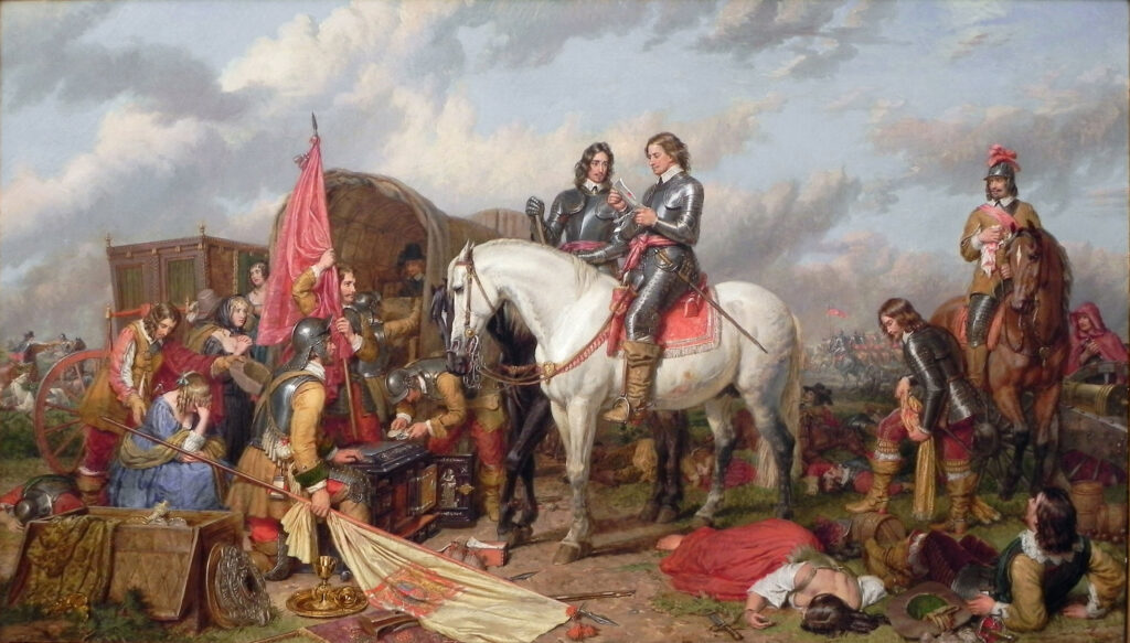 OLIVER CROMWELL 3 Charles Landseer Cromwell Battle of Naseby