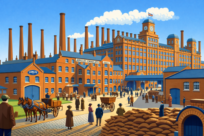 JOSEPH FRY КРАЛЯ НА ШОКОЛАДА 6 Joseph Frys chocolate company in Bristol