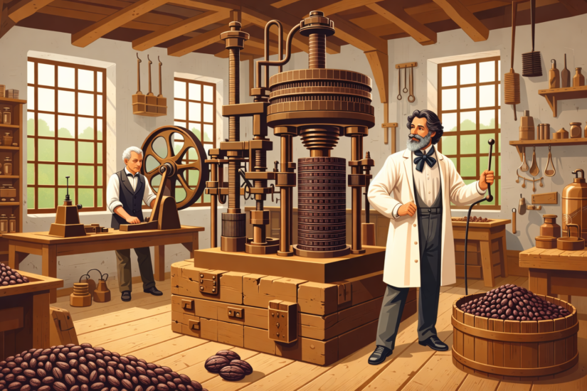 JOSEPH FRY КРАЛЯ НА ШОКОЛАДА 4 Konrad Van Houten a Dutch chemist