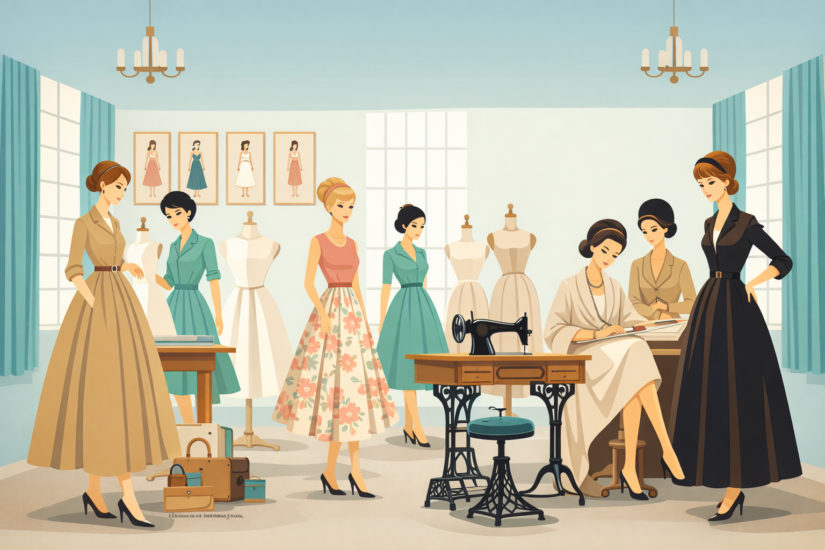 BRITISH FASHION 1950s - 2020s 3 fashion scene of the 1950s in Britain 1