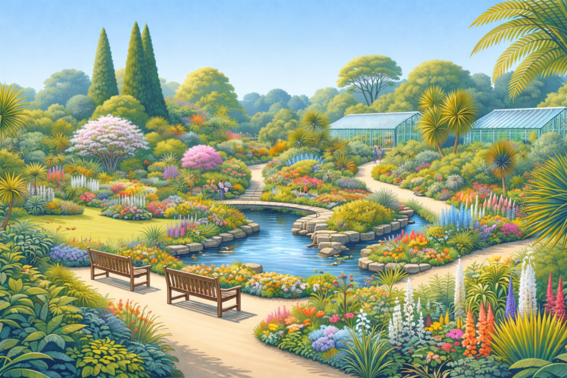 The Botanic gardens at Chester Zoo