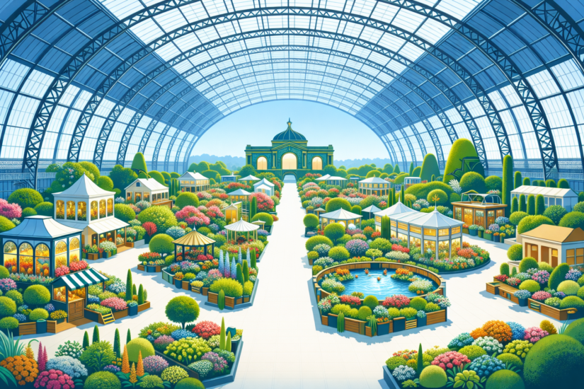 THE CHELSEA FLOWER SHOW 4 Botanical garden inside Victorian greenhouse