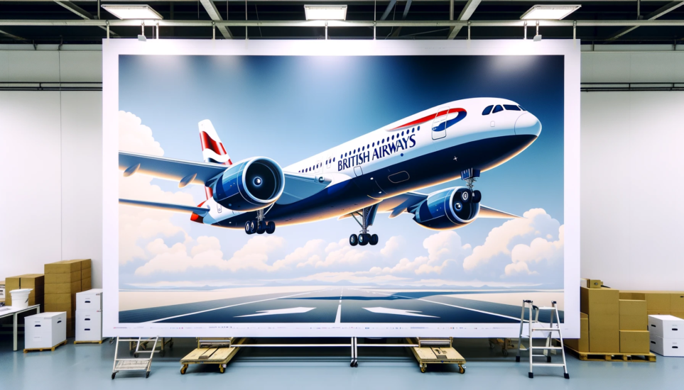 THE BRITISH AIRWAYS 3 British Airways airplane
