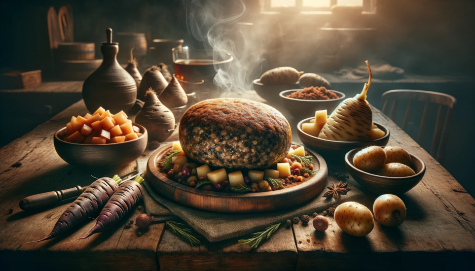 ТРАДИЦИОННАТА ШОТЛАНДСКА ВЕЧЕРЯ BURNS SUPPER 3 Haggis the traditional Scottish dish