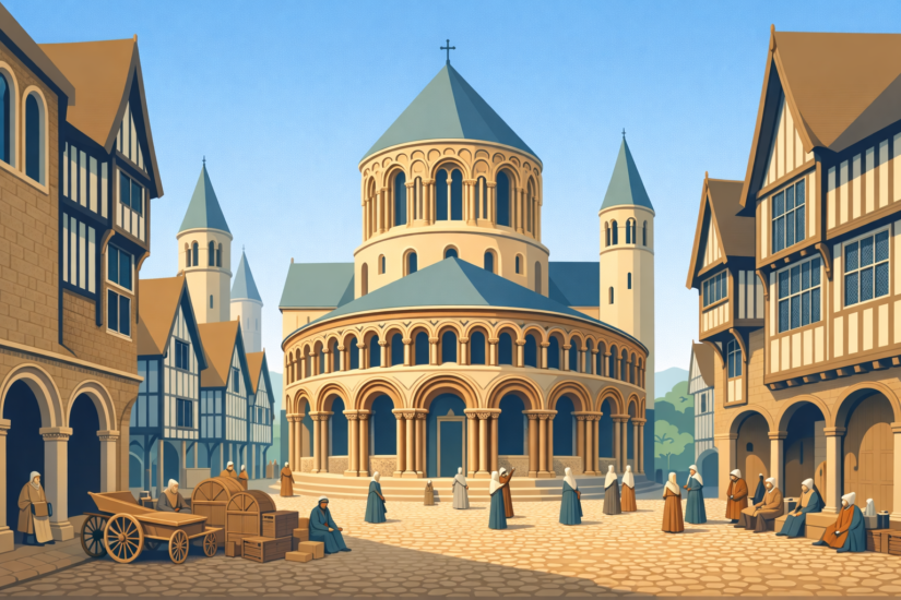 THE KNIGHTS TEMPLAR AND ENGLAND 4 Temple Church in London as it would have appeared in the 12th century 1
