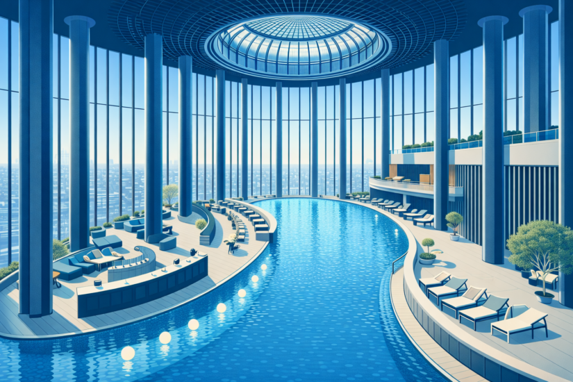 THE BEST LONDON ROOFTOP POOLS 6 the Shangri La hotels infinity Sky Pool 1