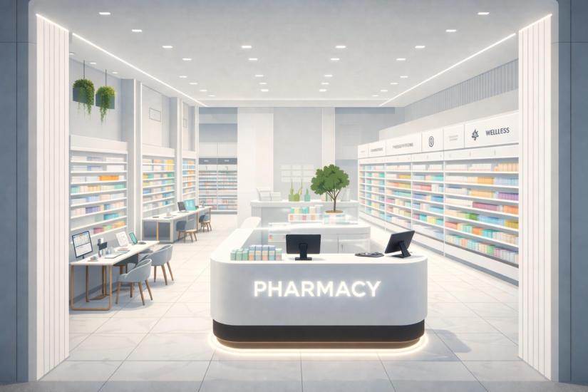 LLOYDS PHARMACY 3 Modern pharmacy interior with consultation space