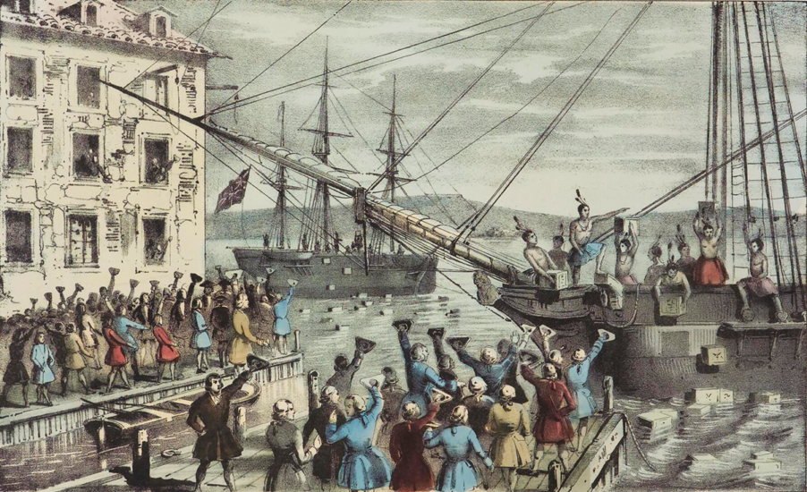 THE BRITISH EMPIRE 8 The Boston Tea party