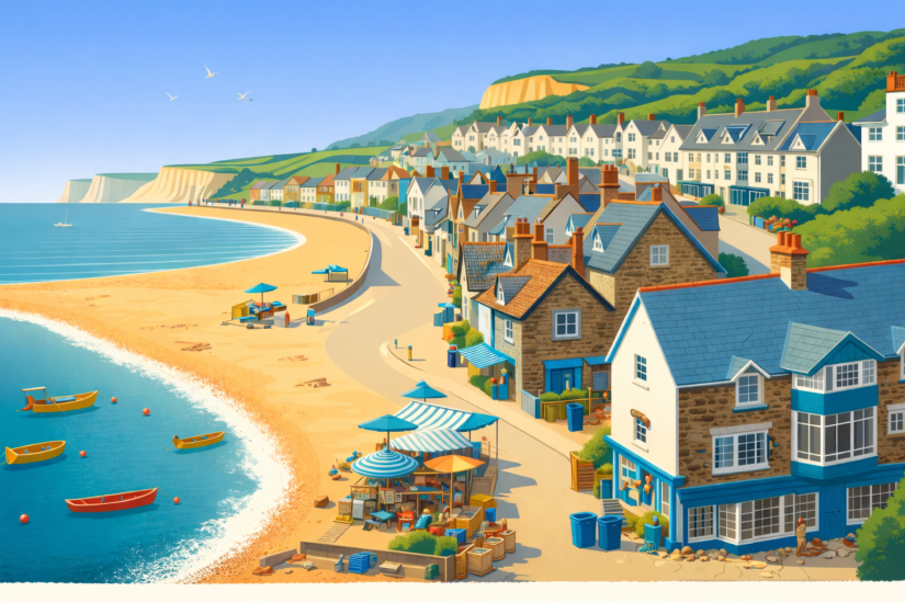 LYME REGIS 6 Coastal village by the beach