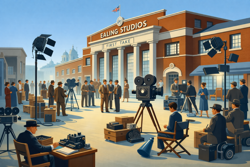 THE FILM INDUSTRY IN THE UK 4 Film set at Ealing Studios in action