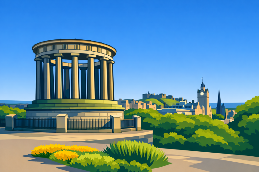 THE EDINBURGH NATIONAL MONUMENT 3 The Calton Hill