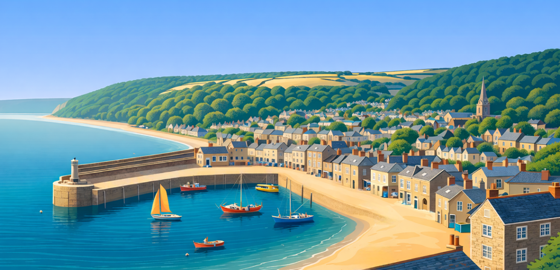 Lyme Regis in the uk