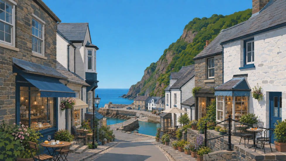 LYNTON AND LYNMOUTH 5 Lynmouth street connected to the coastal atmosphere