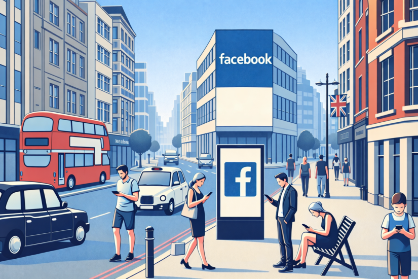 Smartphone users on a London street