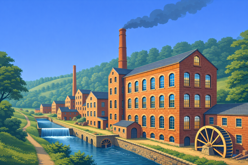 THE DERWENT VALLEY MILLS 3 The Cromford Mill
