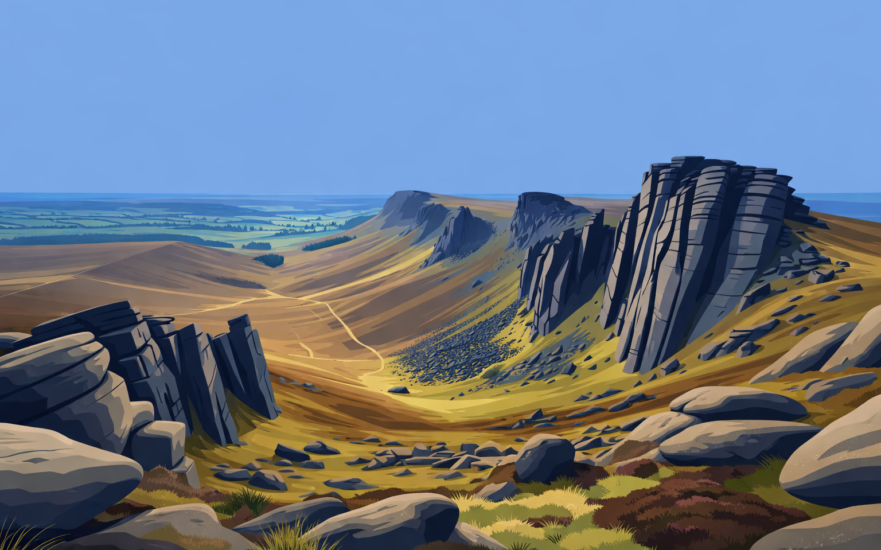 THE STAAFFORDSHIRE MOORLANDS 3 The Roaches