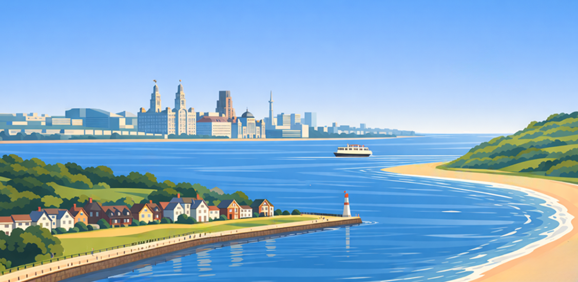 Wirral-peninsula England