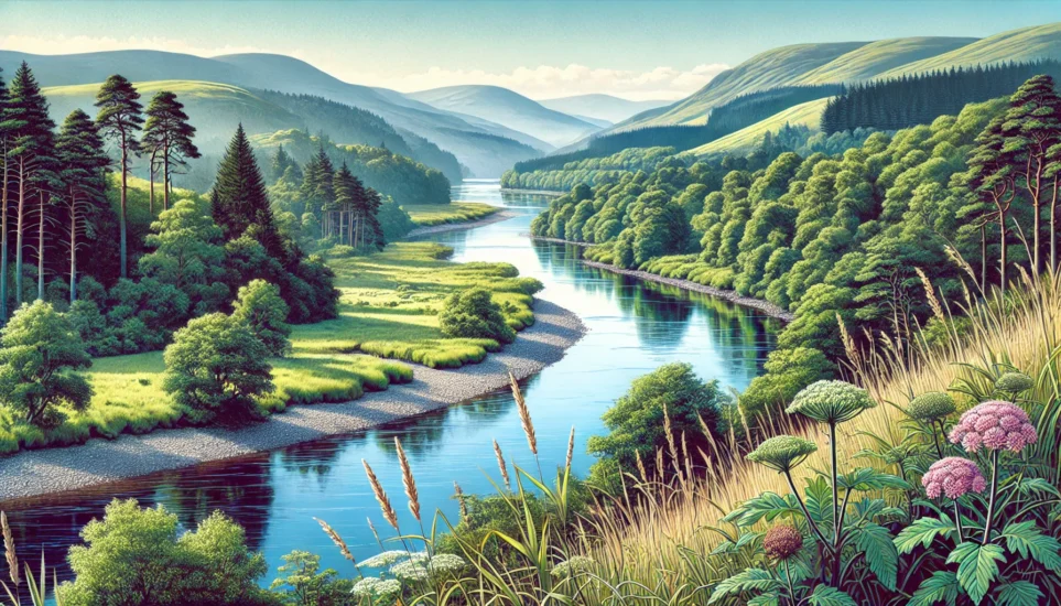 River Nairn in Scotland