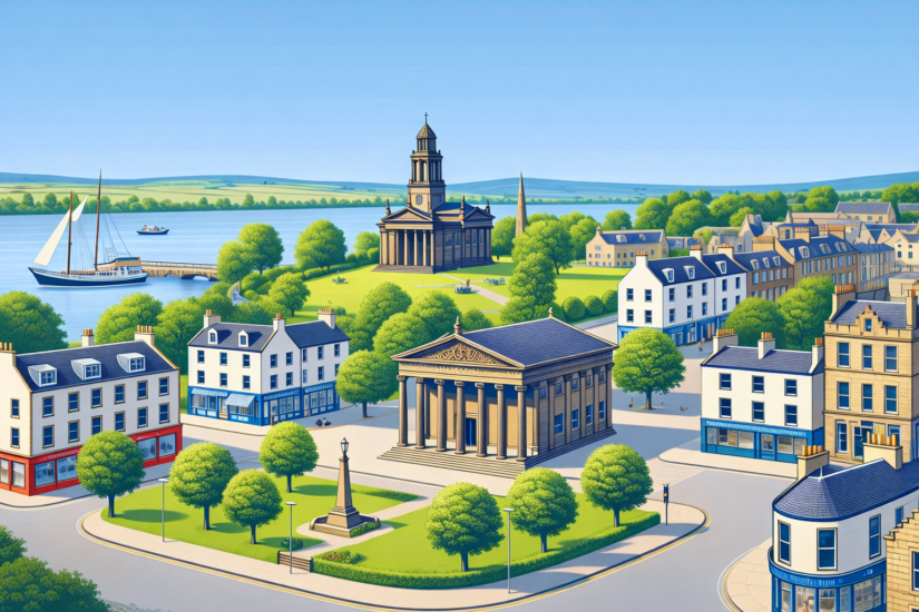 HAMILTON 3 Hamilton a town in Scotland featuring a mix of historical and modern elements