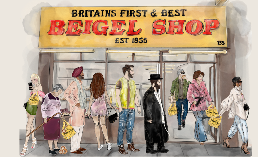 THE LONDON BEIGELS 4 The Beigel shop London