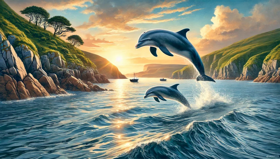The bottlenose dolphins