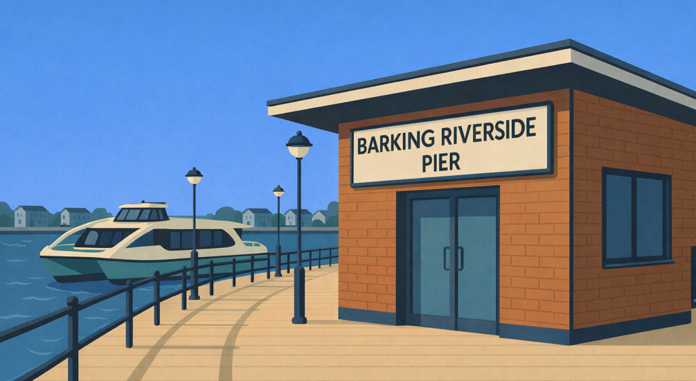 The Barking Riverside Pier 1