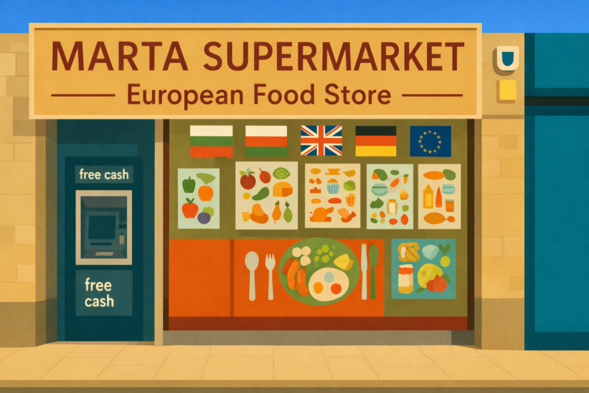 PETERBOROUGH 5 The Marta supermarket in Peterborough 1