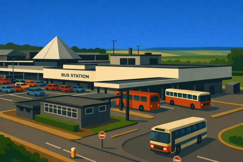 THETFORD 6 The Telford bus station 1