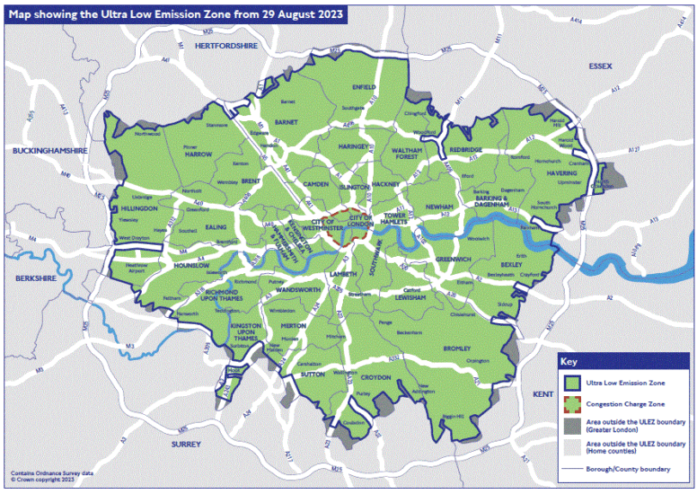 THE ULEZ LONDON 3 ulezdetailedmapgif