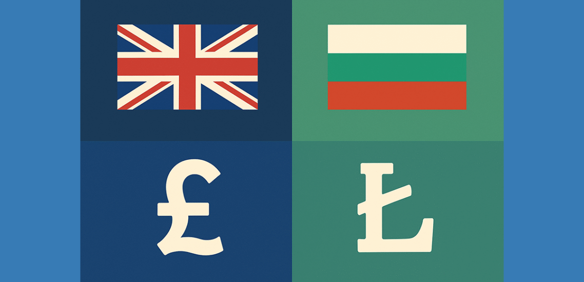 standard of life comparison UK vs. Bulgaria