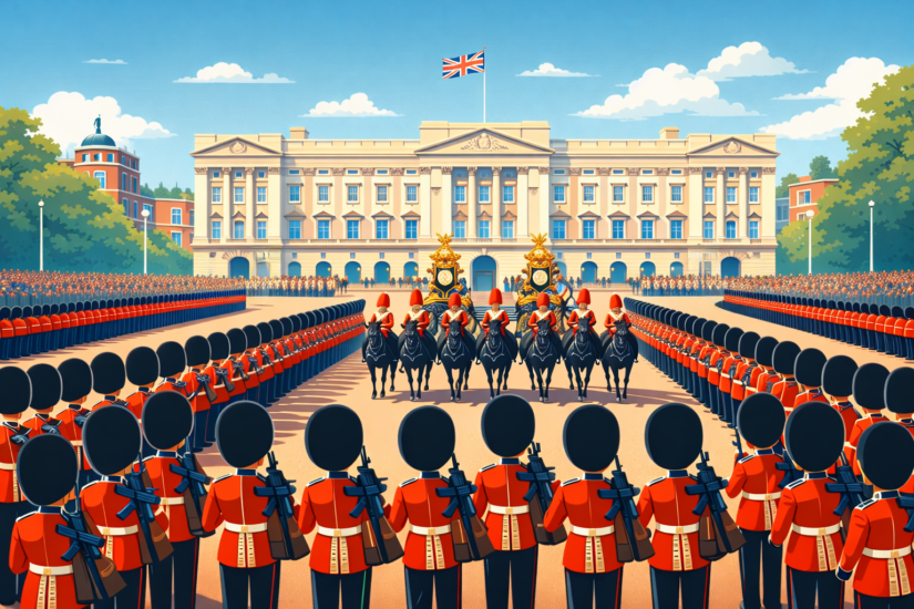 The Trooping the colours London