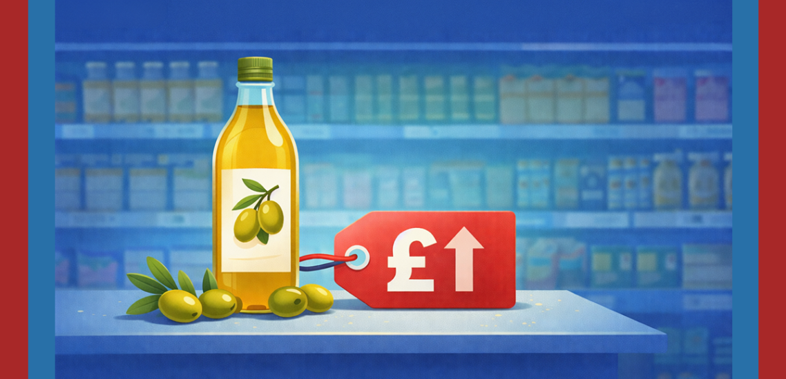 Olive oil price in UK