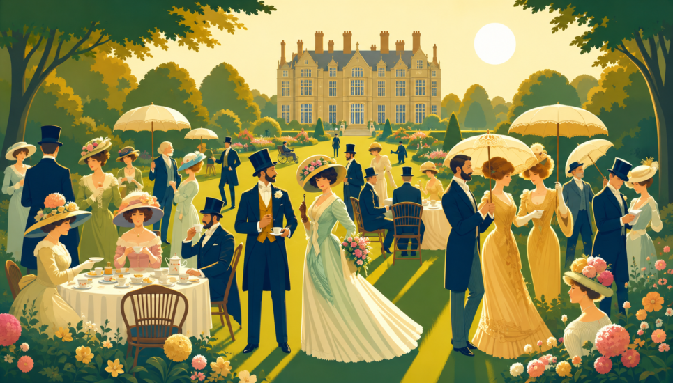 THE EDWARDIAN ERA (1901-1910) 10 Edwardian period garden party 1