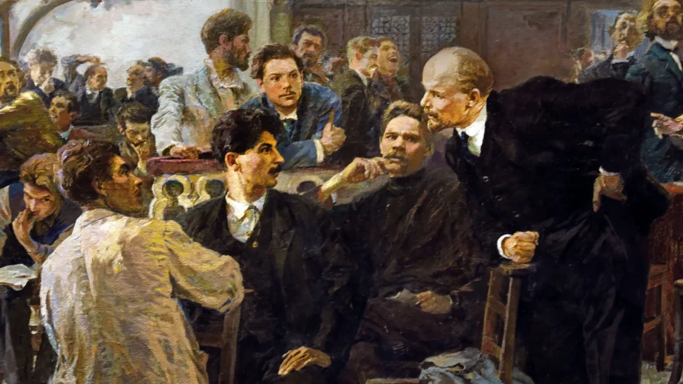 Lenin in second congress in London