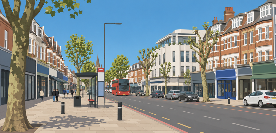 ЛОНДОНСКИЯТ КВАРТАЛ FINCHLEY 6 Finchley London