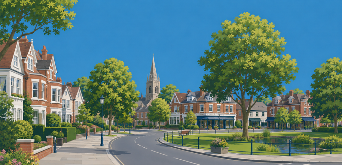 ЛОНДОНСКИЯТ КВАРТАЛ PALMERS GREEN 3 London Palmers Green