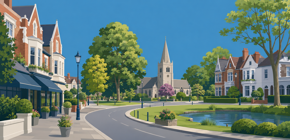 ЛОНДОНСКИЯТ КВАРТАЛ WINCHMORE HILL 2 London Winchmore Hill