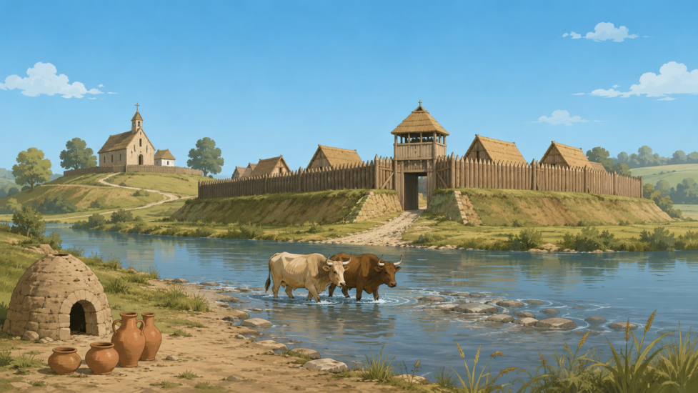 Oxford from river ford to fortified Saxon city