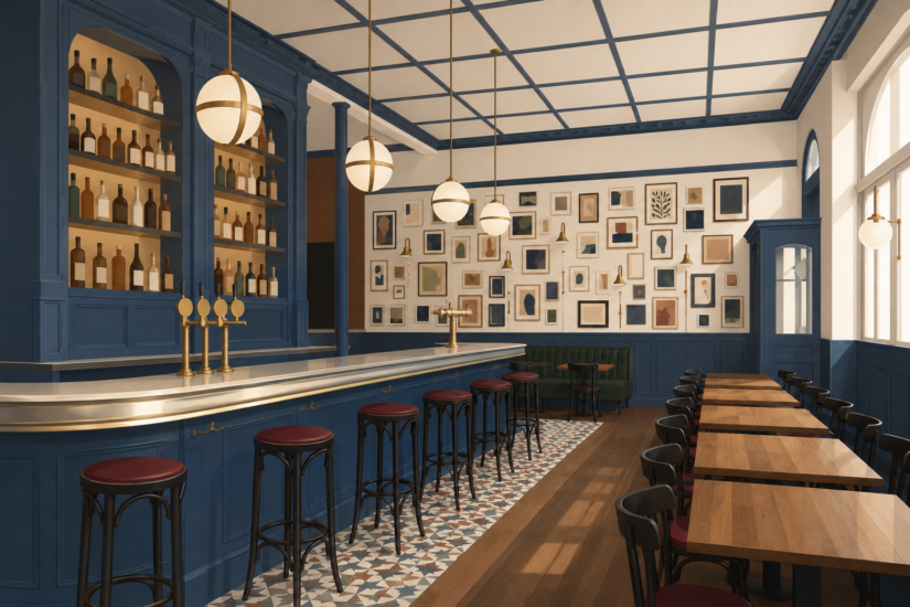 THE HERO GASTROPUB В MAIDA VALE 4 Sophisticated cafe bar interior design