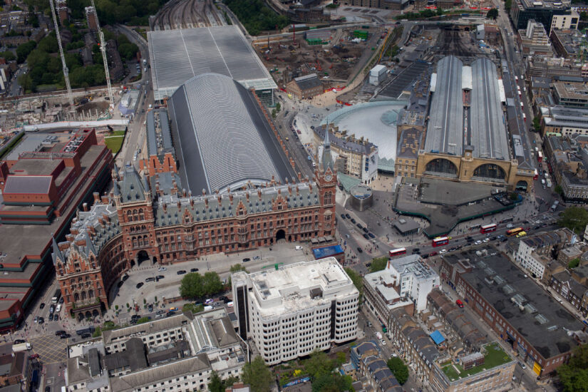 THE SAINT PANCRAS STATION 3 St Pancras aerial view