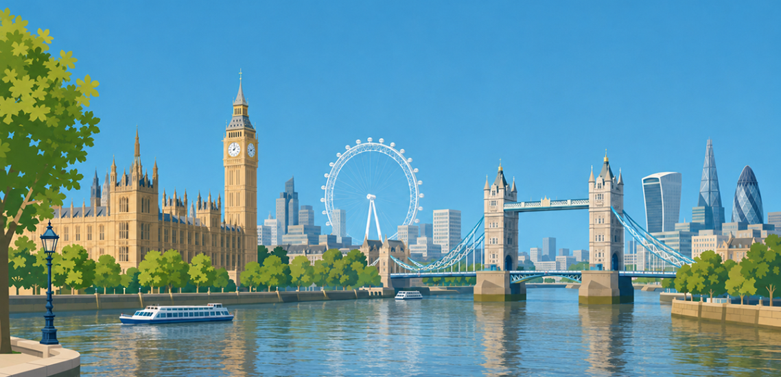 LONDON ПРЕЗ ЛЯТОТО 19 London in the summer uk