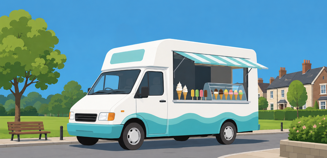 БИЗНЕСЪТ СЪС СЛАДОЛЕДЕНИ ВАНОВЕ В UK 2 ice cream van business in the UK