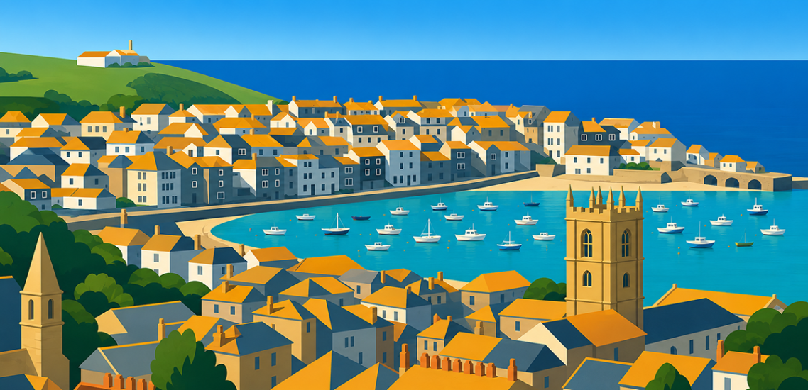 Saint ives in Cornwall uk